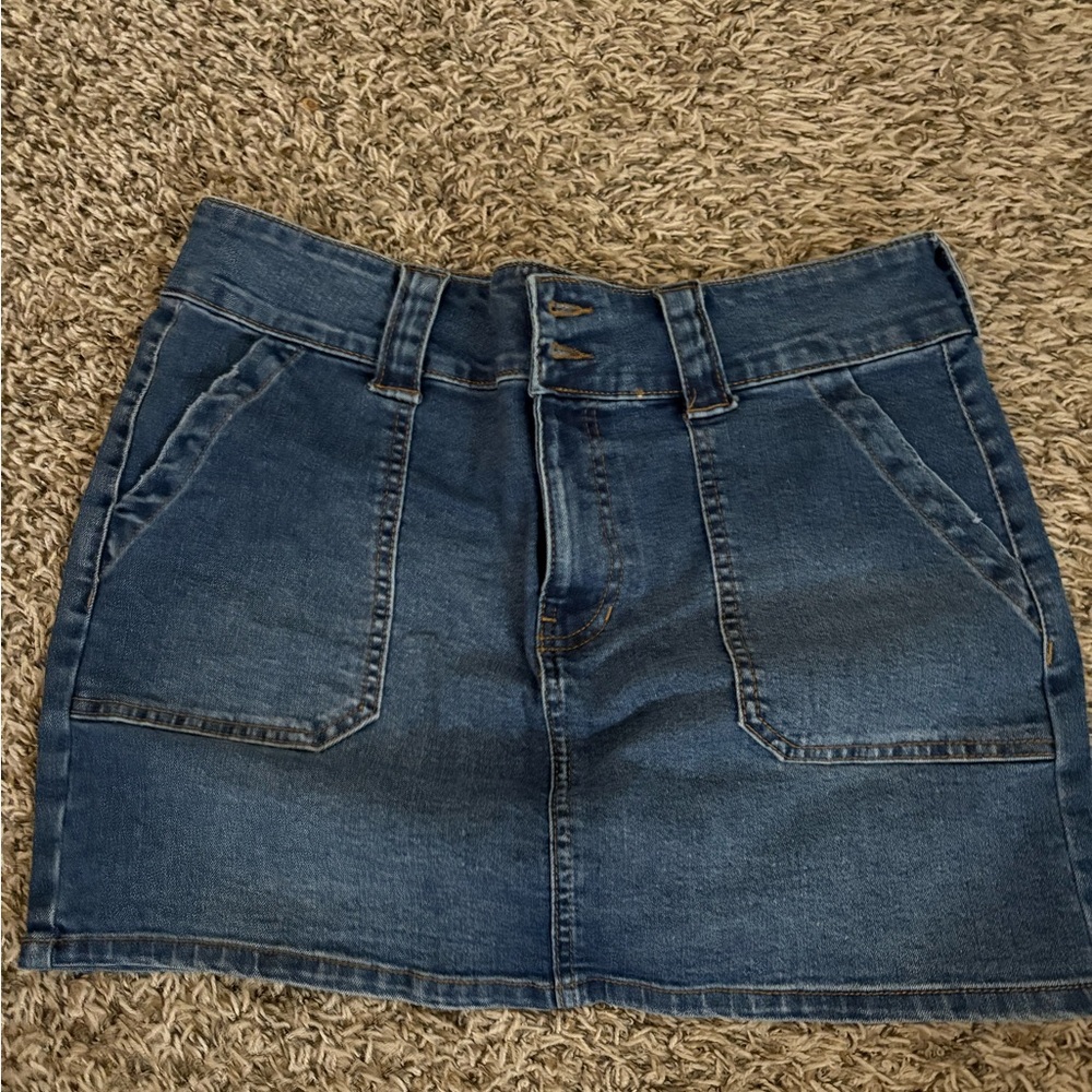 Celebrity Pink Dark Blue Mini Skirt